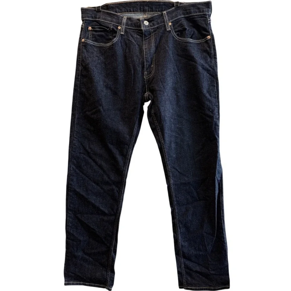 Levi's 559 Relaxed Straight Jeans Mens 36x34 Dark Wash Denim Stretch
